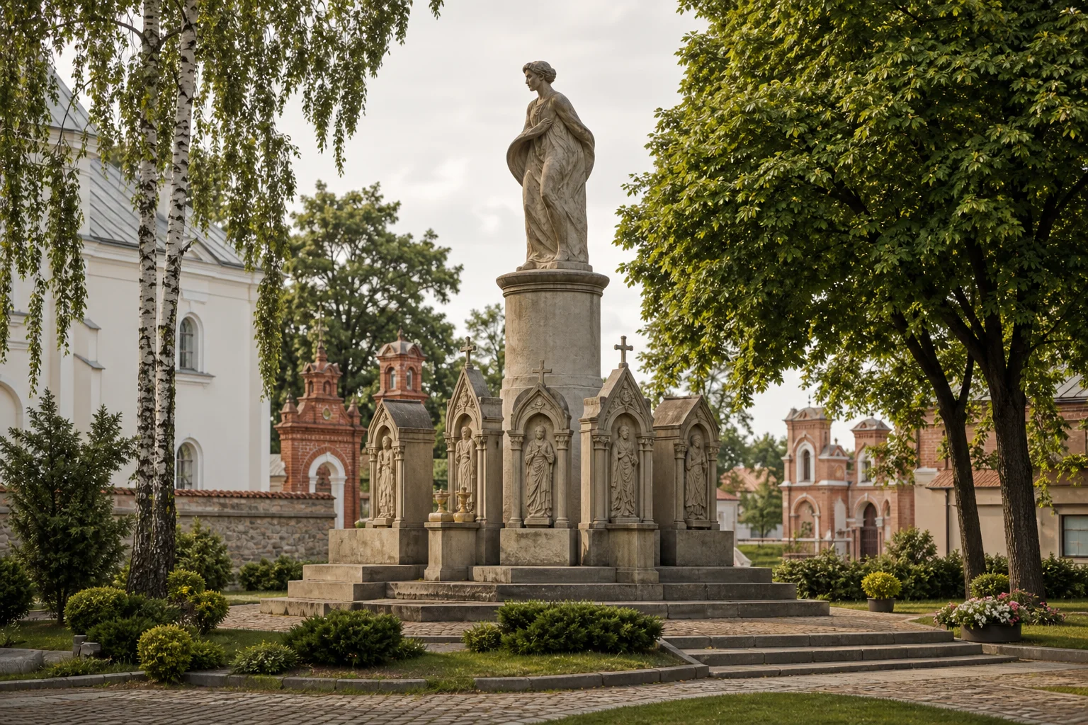 6 алтарей со скульптурой