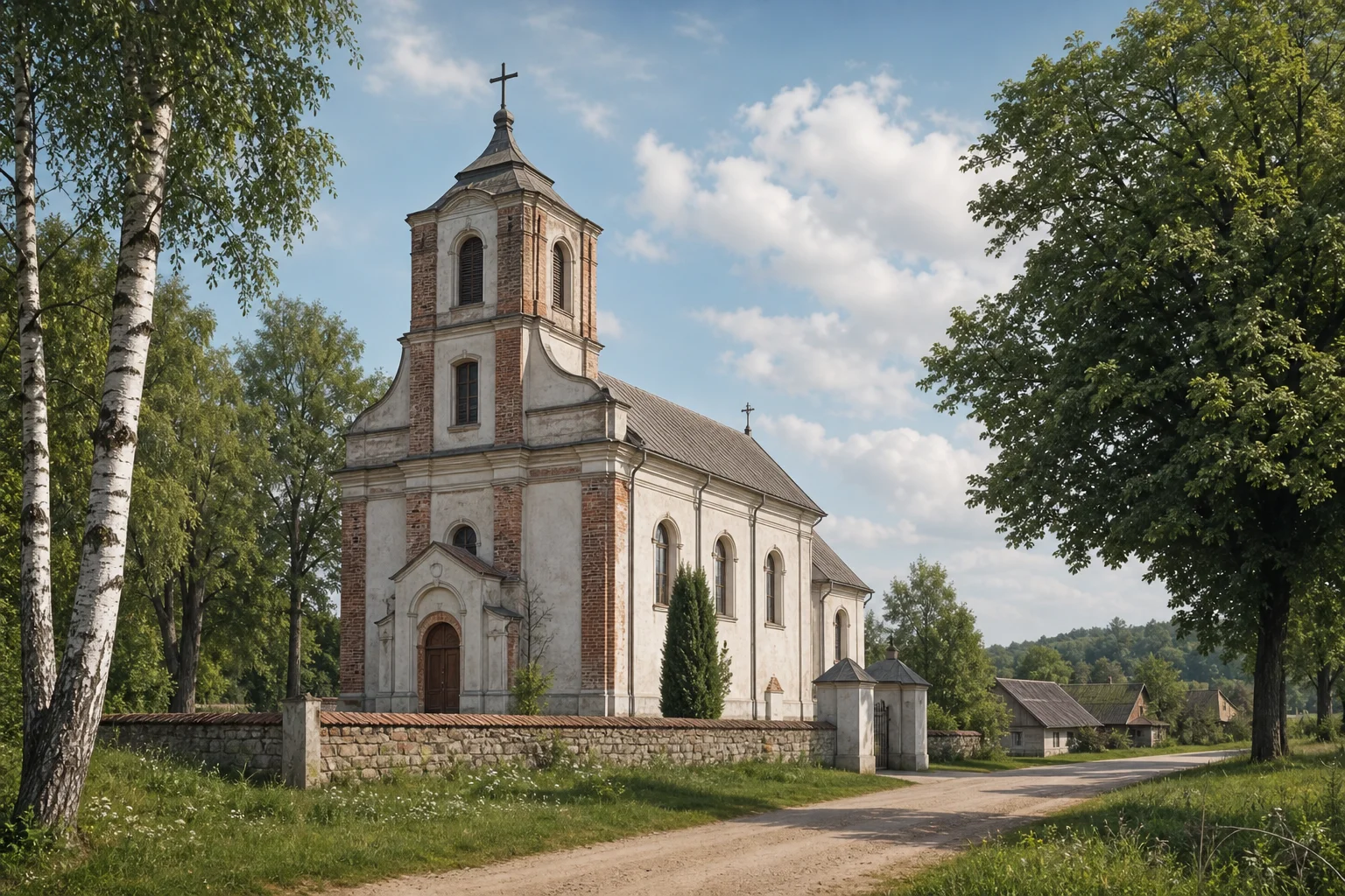 Ахремовцы, костел Крестовоздвиженский