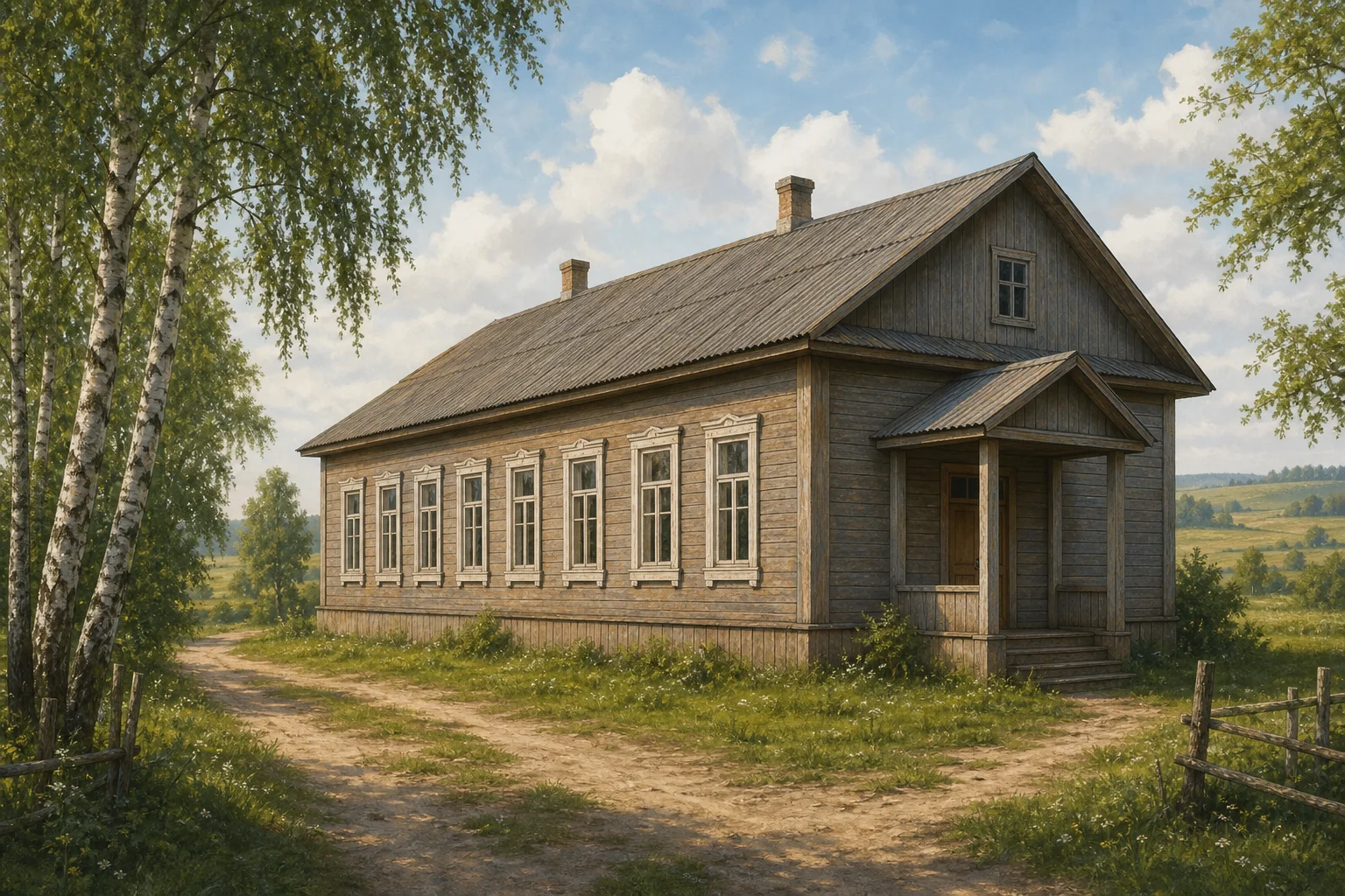 Алашки-Большие, школа (дерев.)
