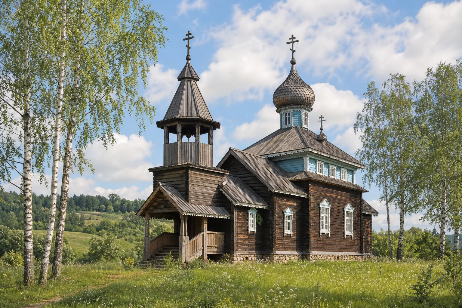 Александровка, церковь (дерев.)