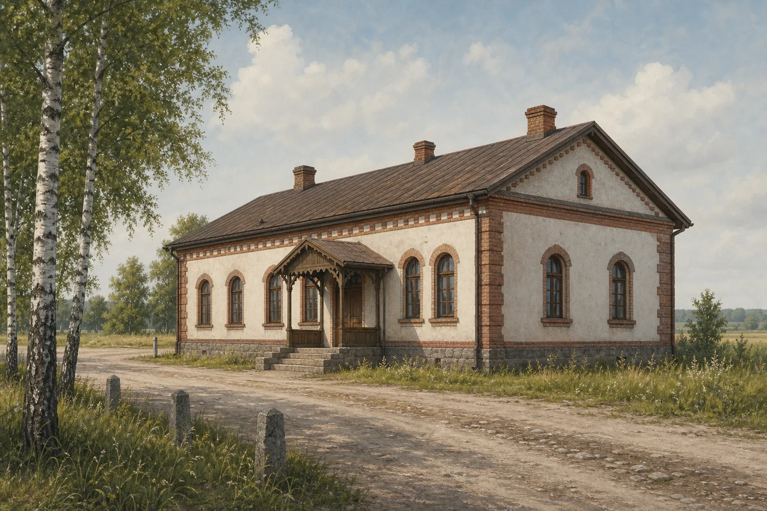 Барак, почтовая станция