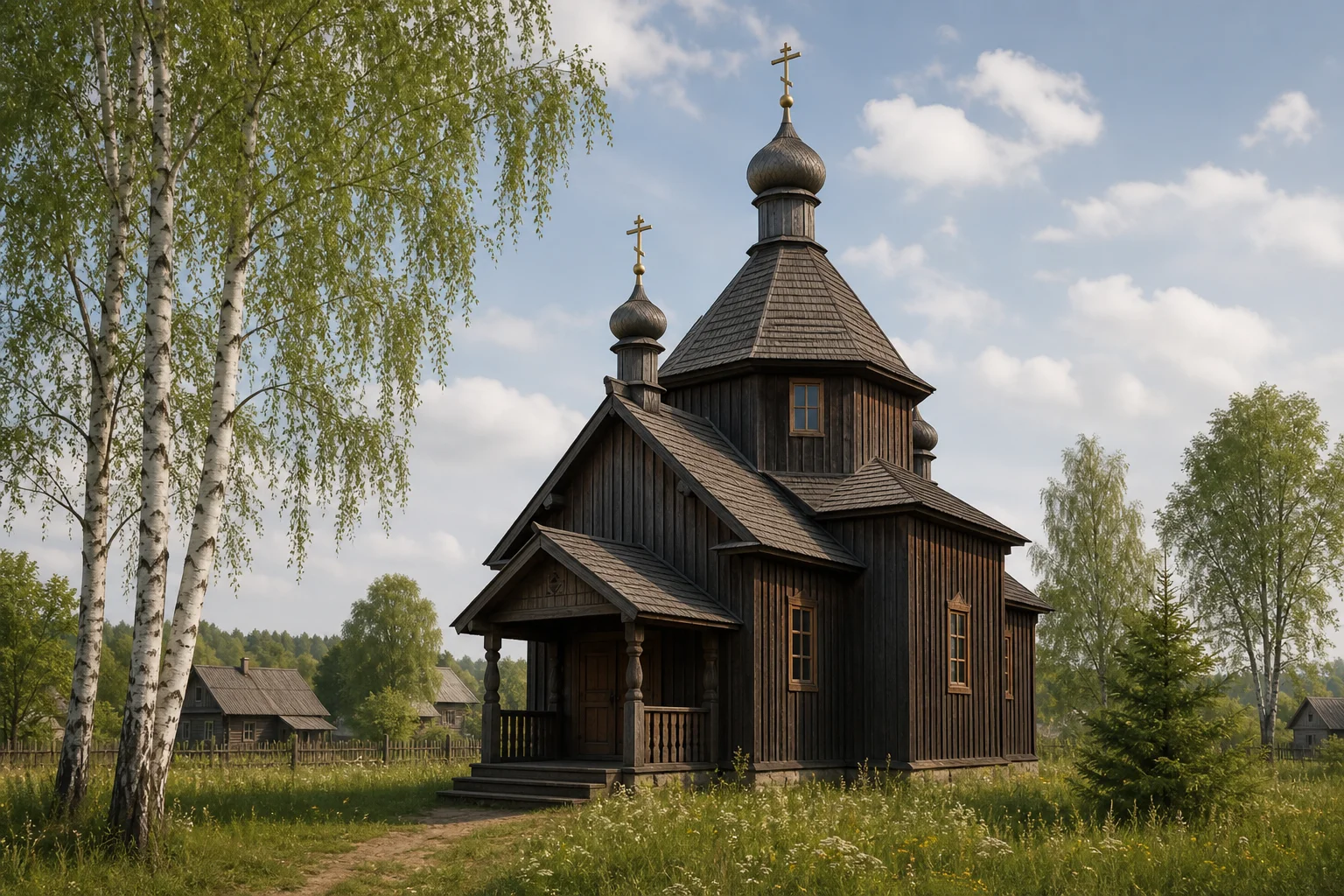Барово, церковь (дерев.)