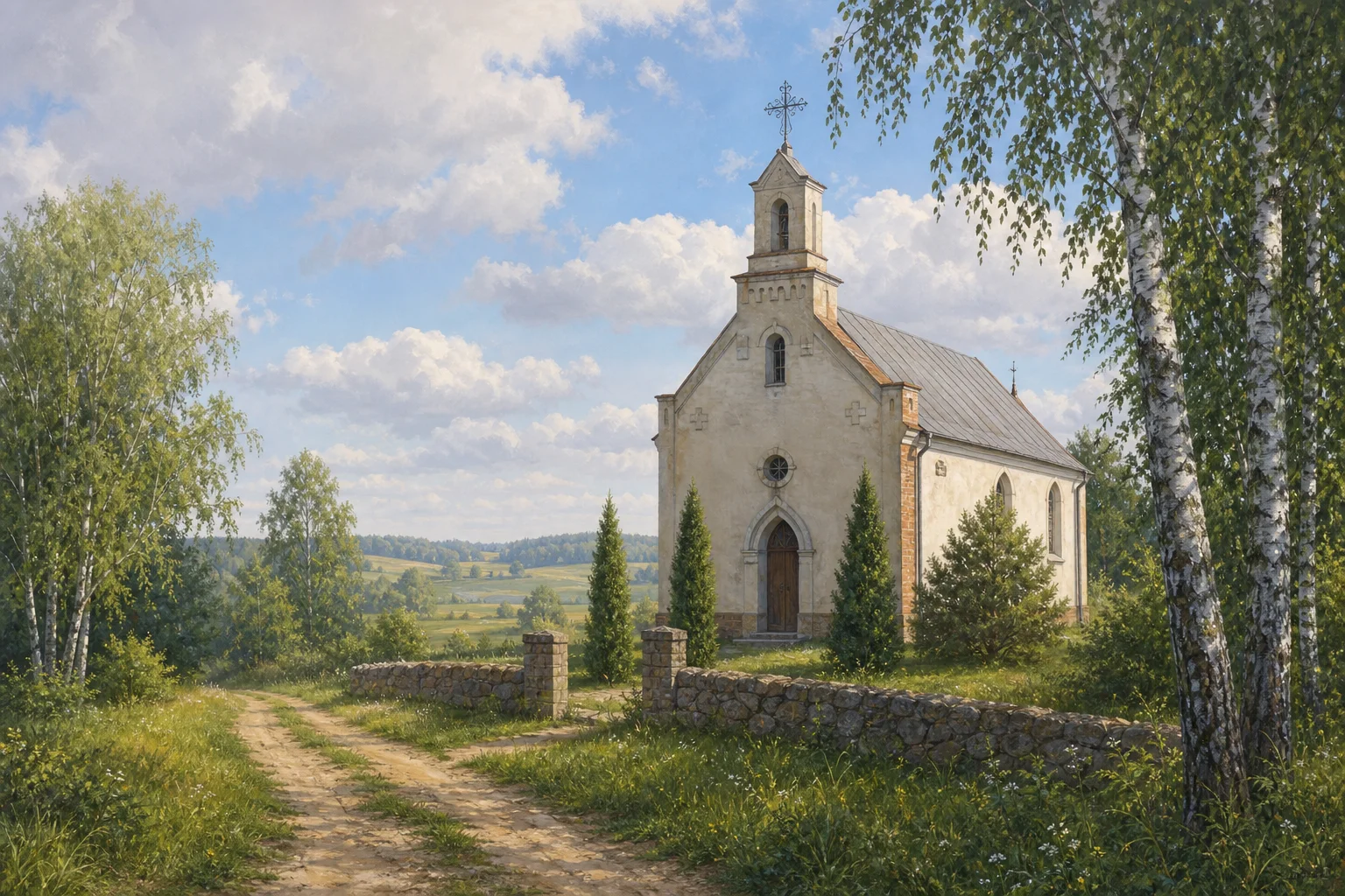 Барсуки, часовня католич