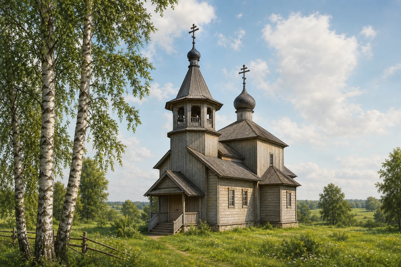 Бастеновичи, церковь Покровская (дерев.)