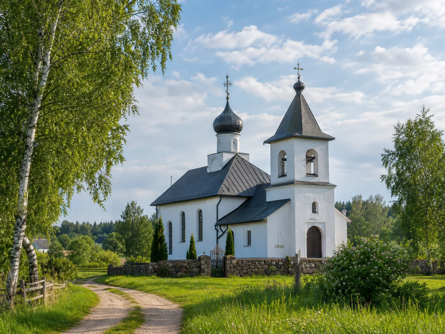 Бастеновичи. Покровская церковь