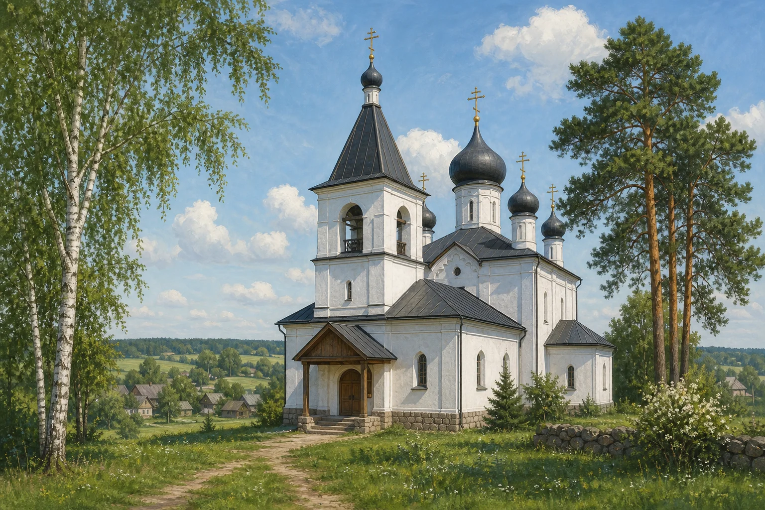Белавичи. Покровская церковь