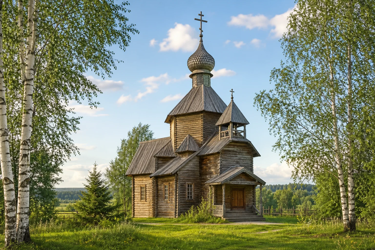 Белица, церковь Крестовоздвиженская (дерев.)