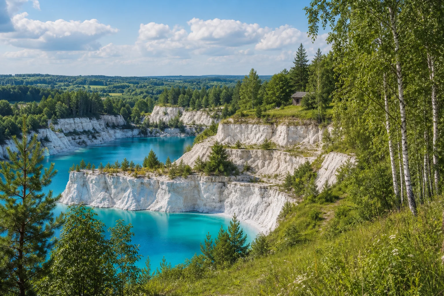 Белорусская Карелия. Меловые карьеры под Климовичами