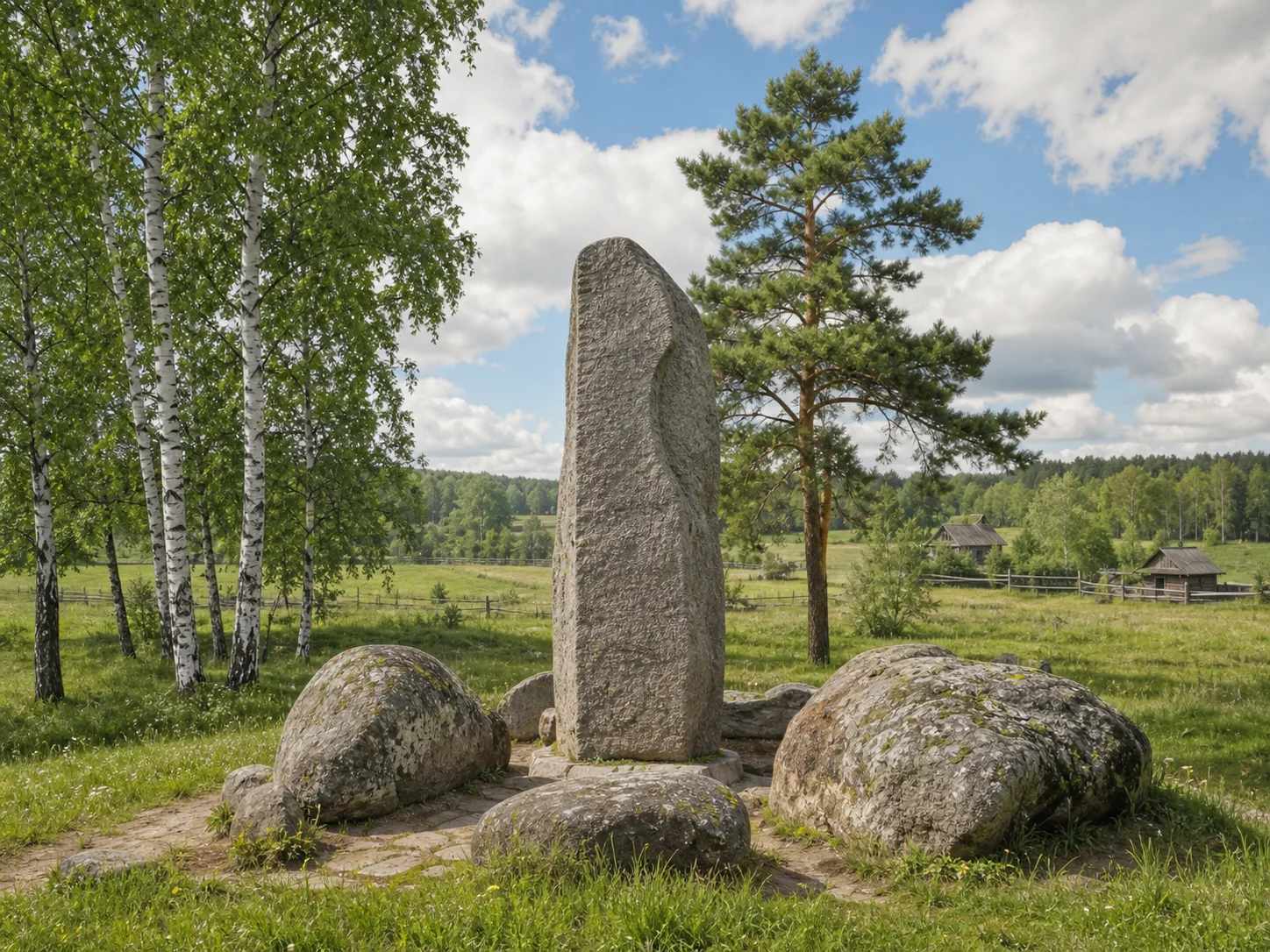 Бикульничи, валуны