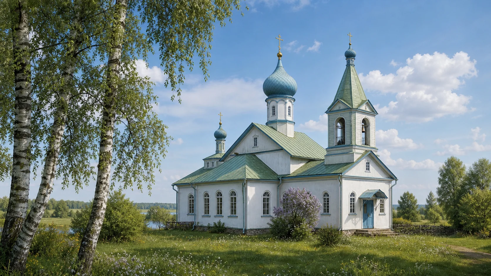 Благовещенская церковь в Рымках