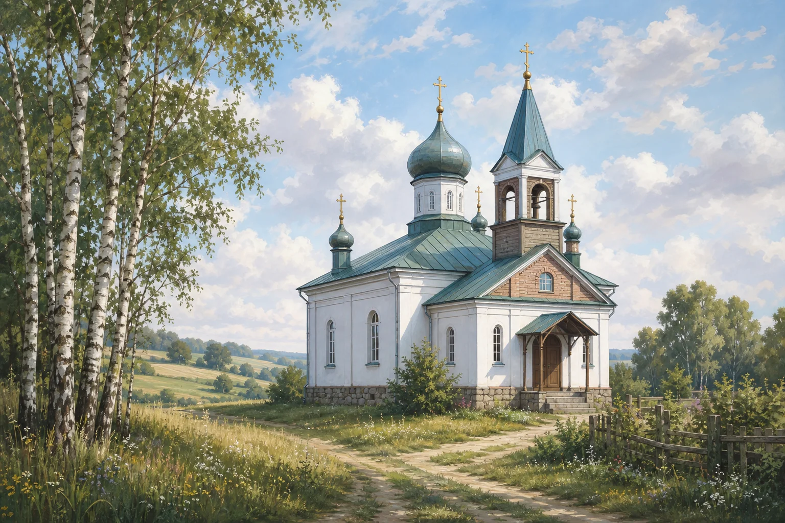 Бобруйщина. Церковь святого Иоанна Предтечи