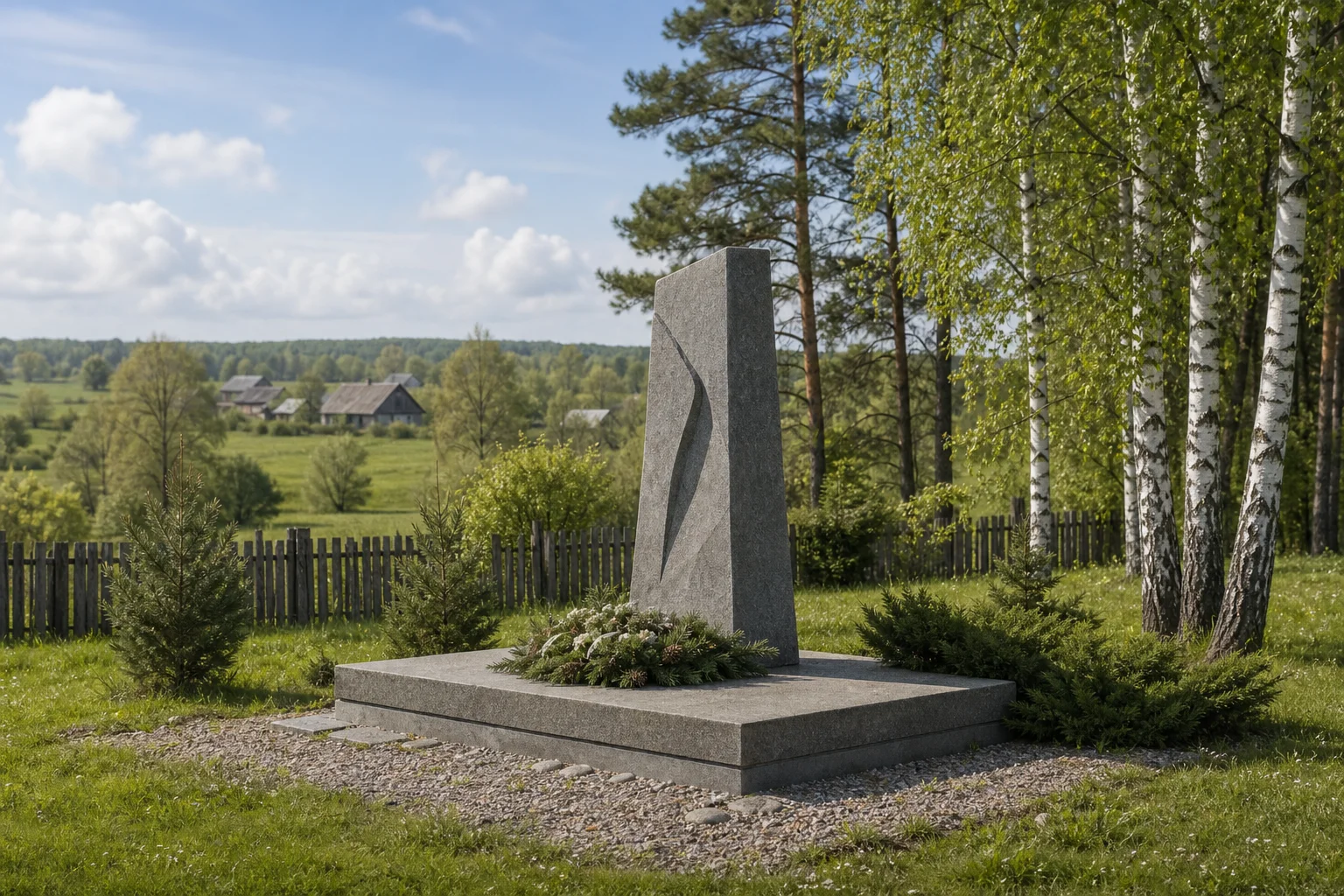 Богданы, памятник польским солдатам 1941-44 гг