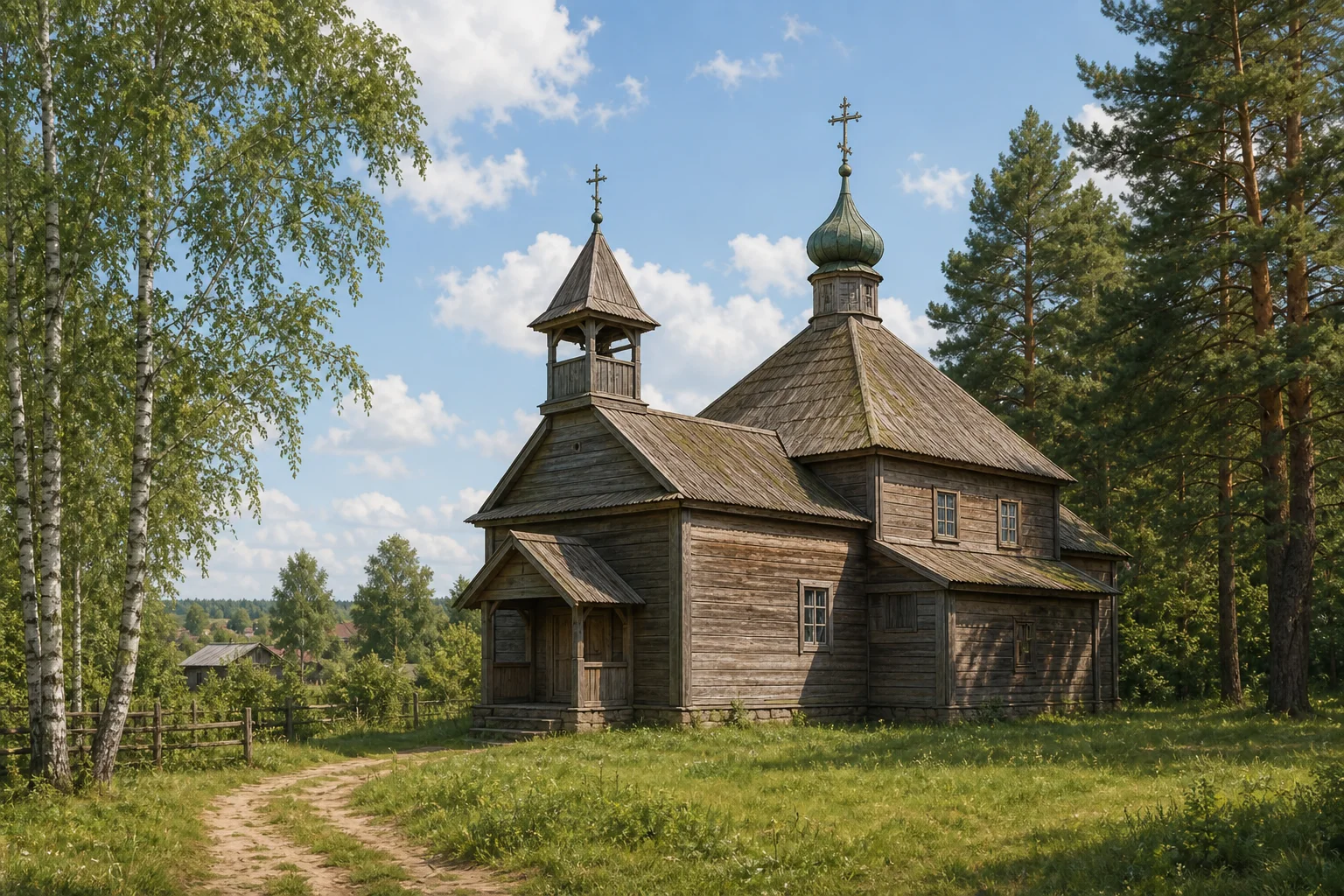 Богушовка, церковь старообрядческая Покровская (дерев.)
