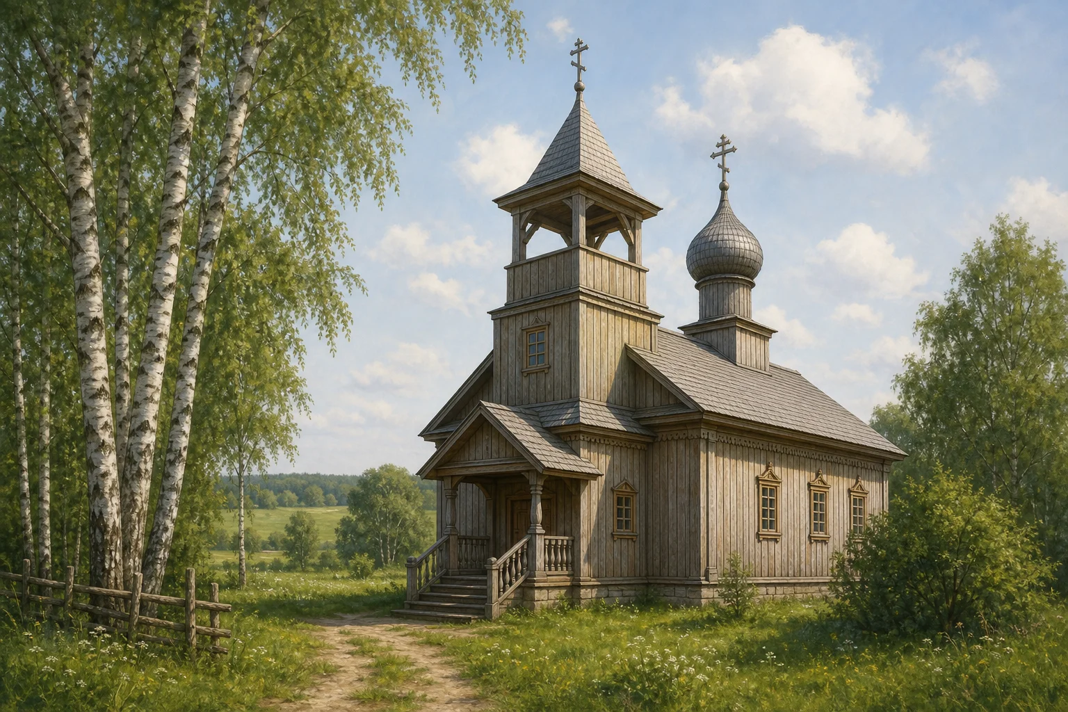 Бол. Чучевичи, церковь Покровская (дерев.)