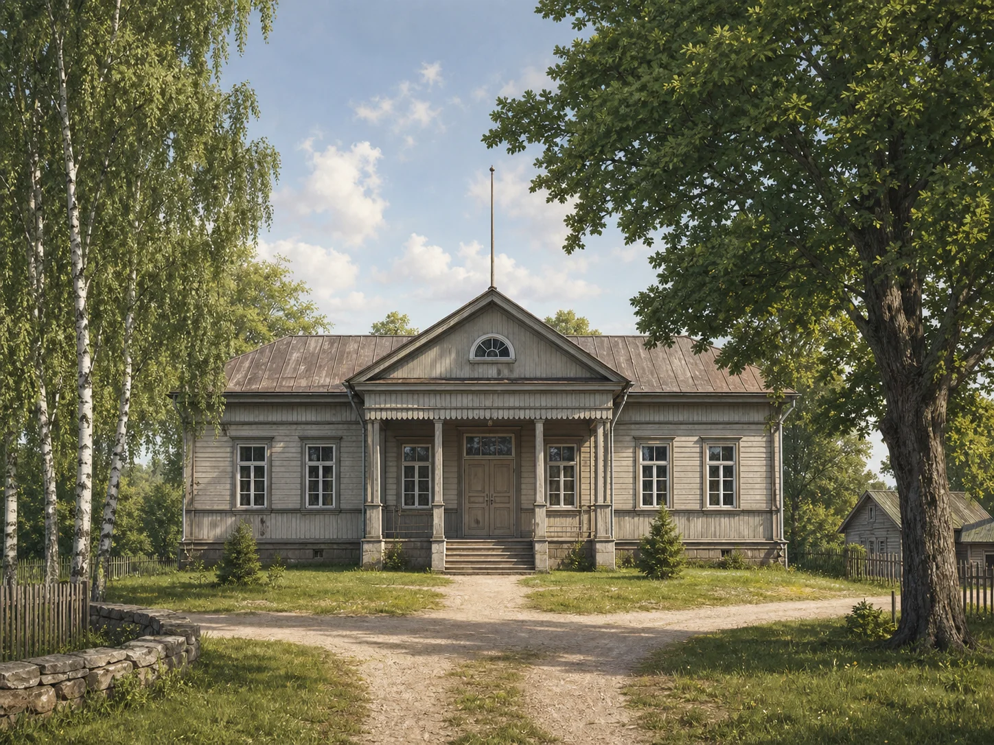 Бол. Эйсмонты, администрация гмины (?) (дерев.)
