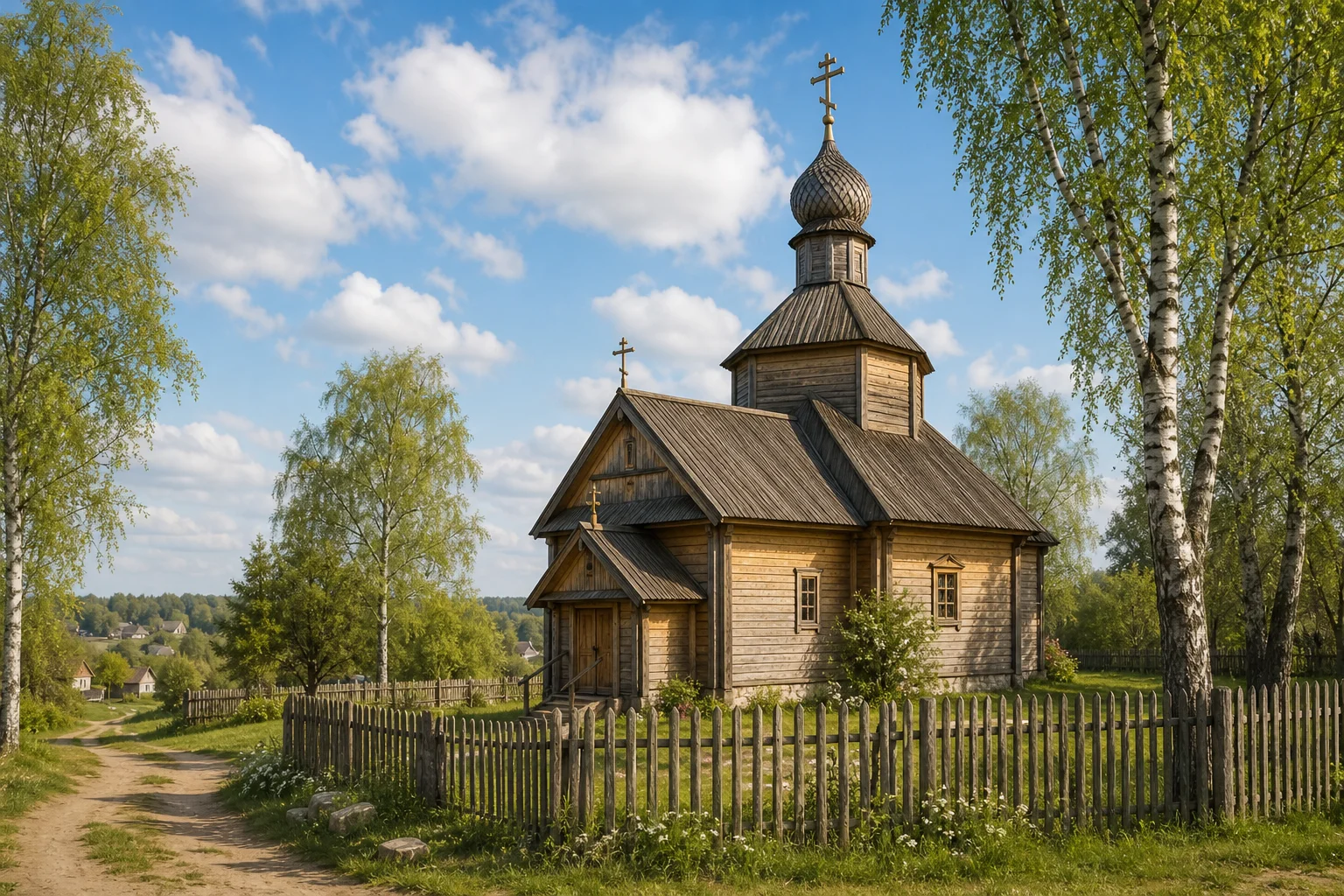 Бол. Лозицы, церковь Покровская (дерев.)