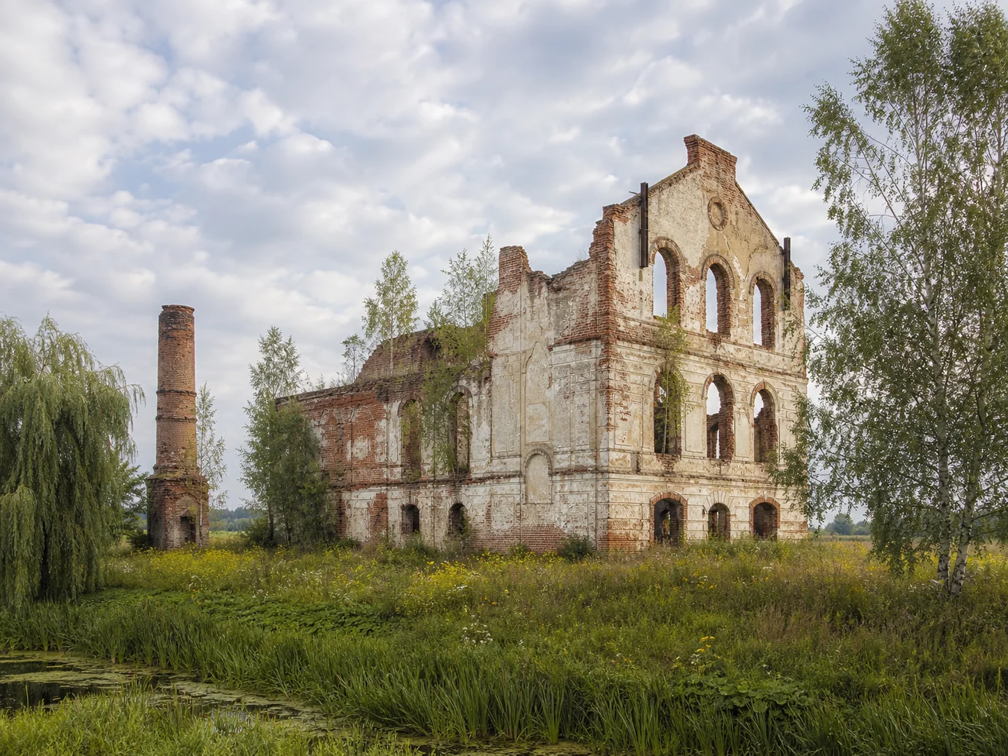 Бол. Сехновичи, усадьба: крахмальный завод (руины)
