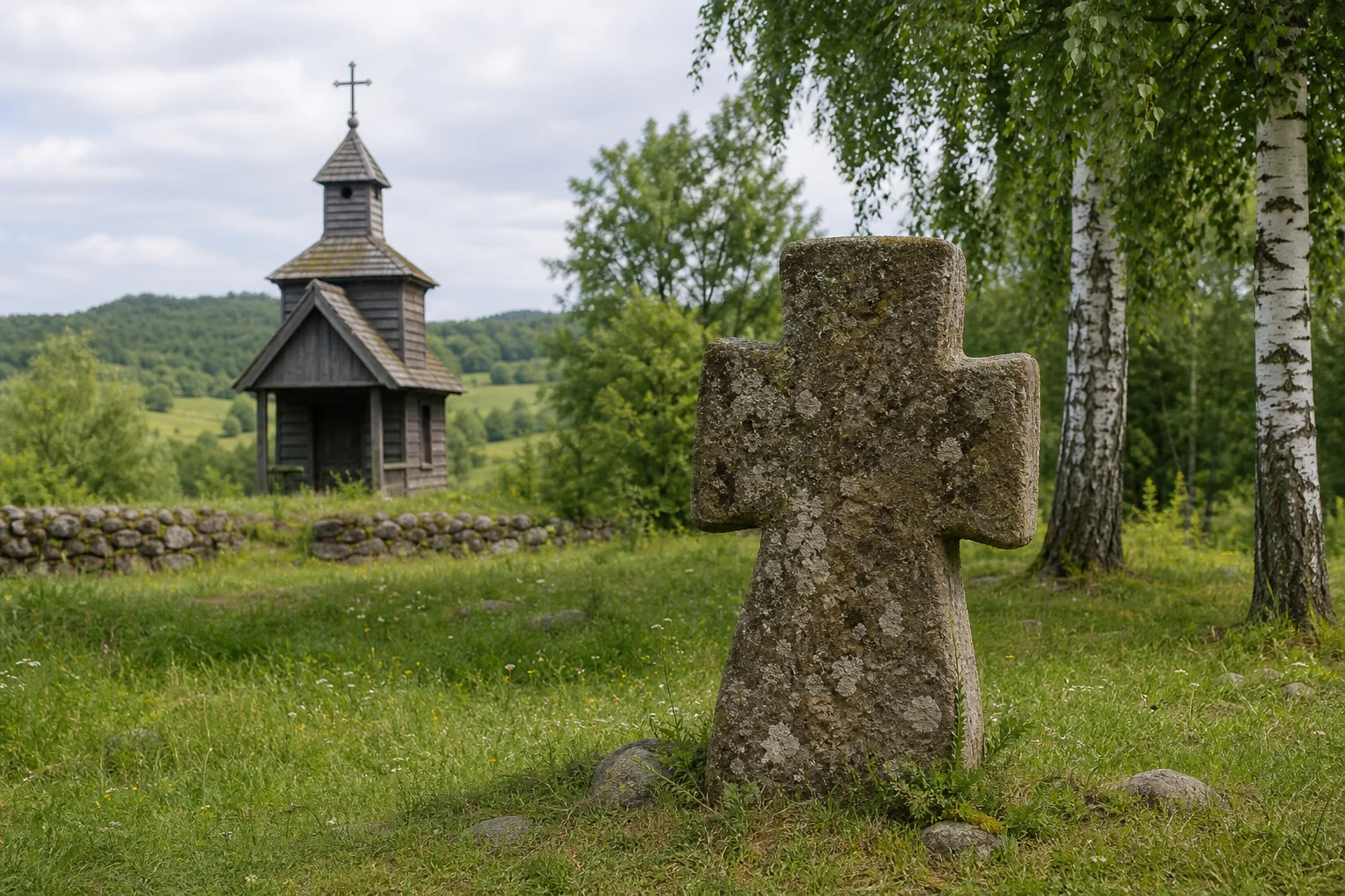 Борисов, каменный крест