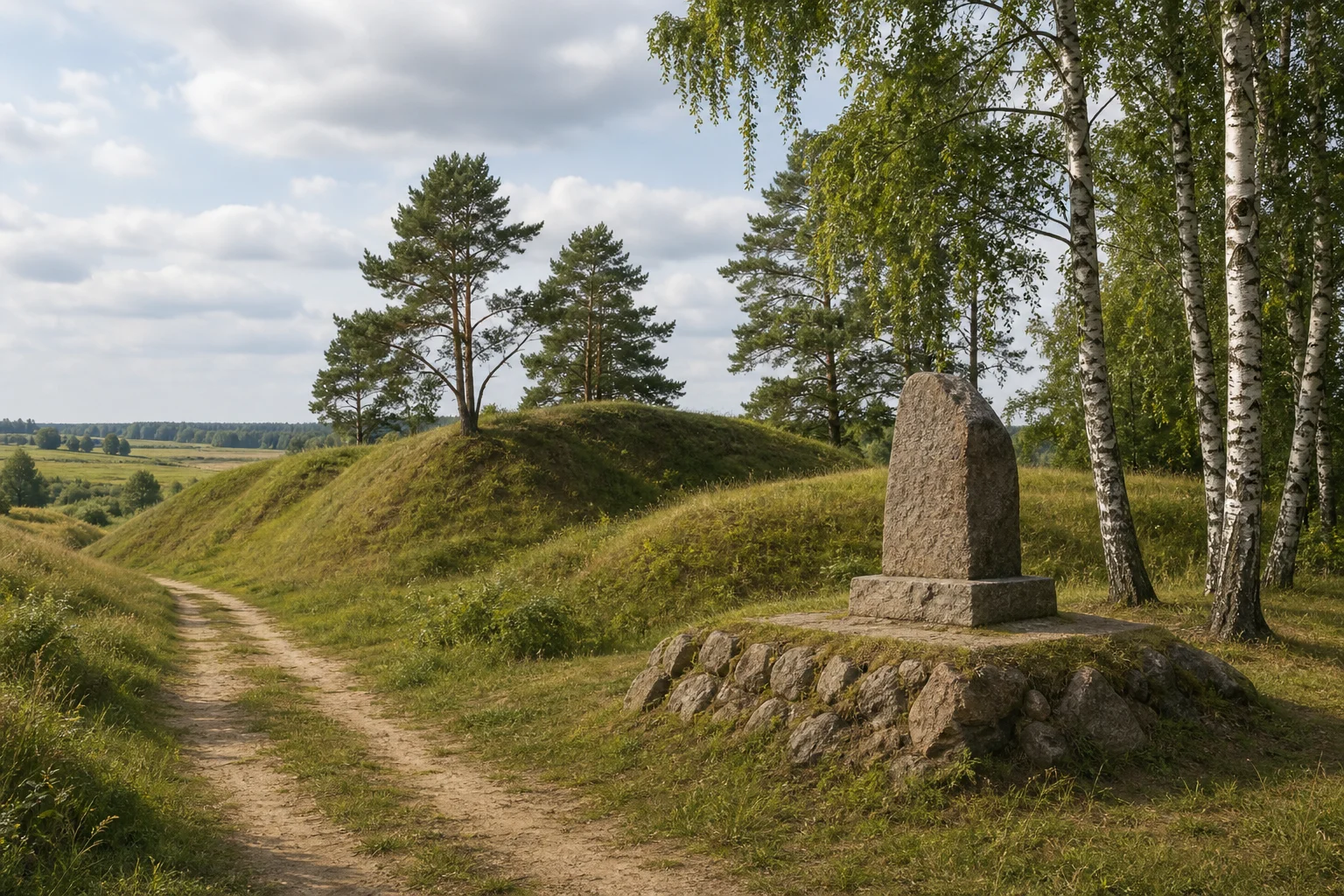 Борисов. Земляные батареи 1812 года