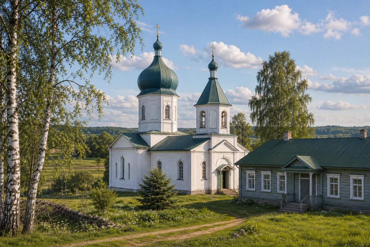 Борколабово, церковь: приходская школа