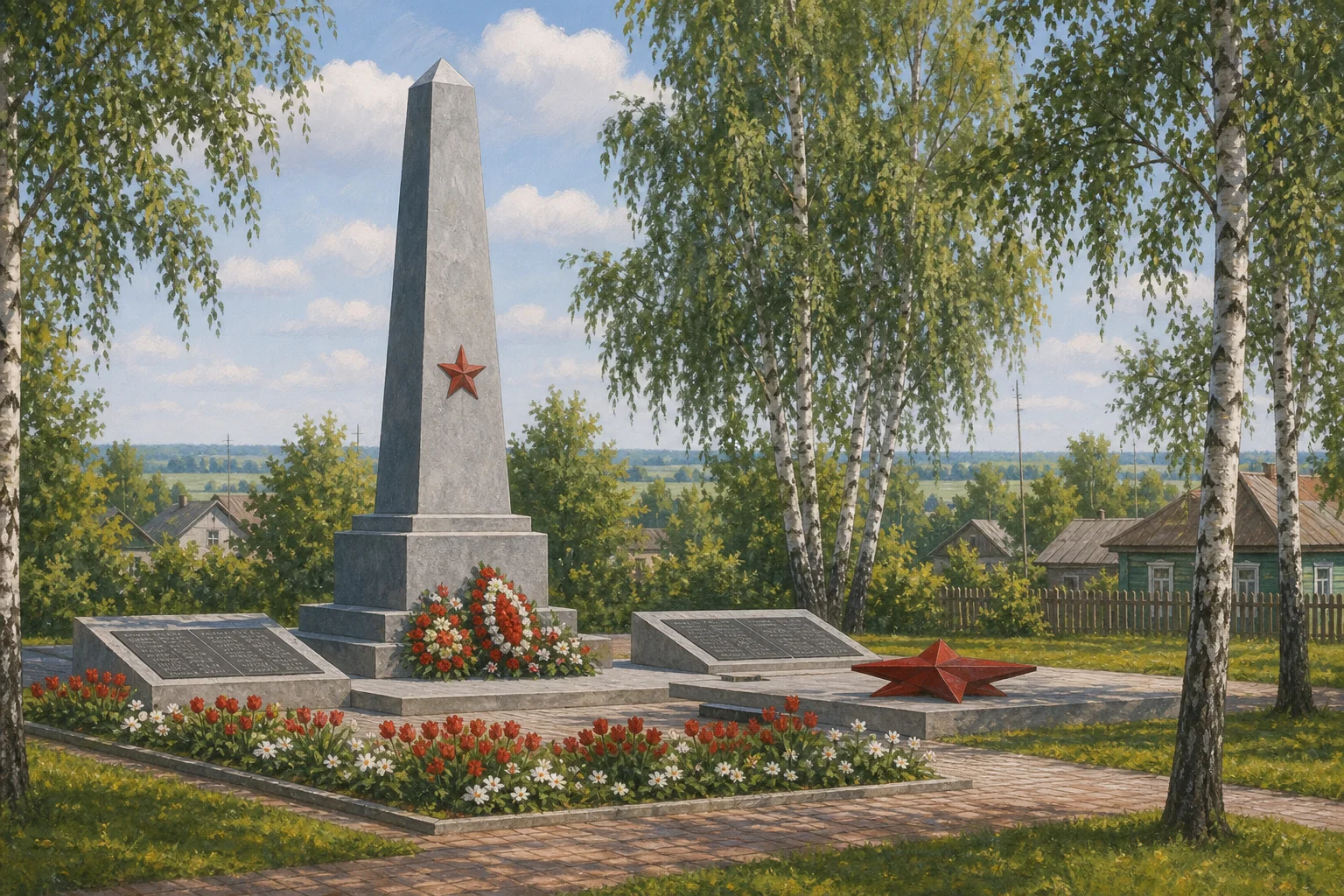 Братская могила советских воинов в Турове