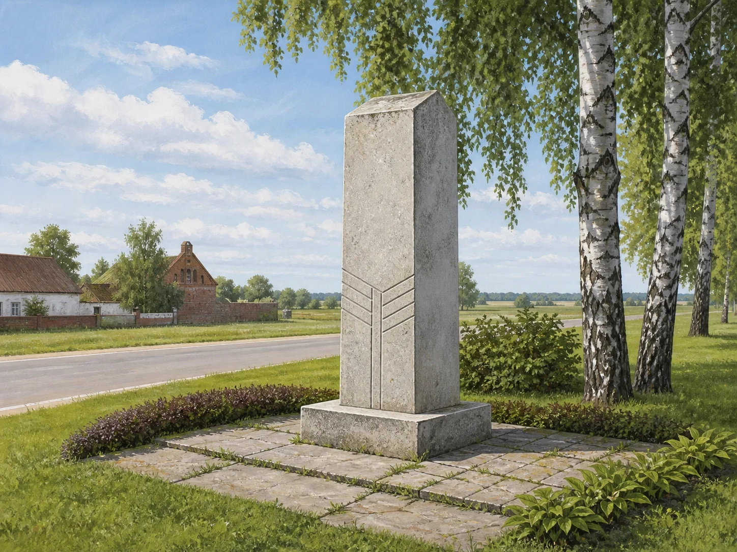 Брест, межевой знак