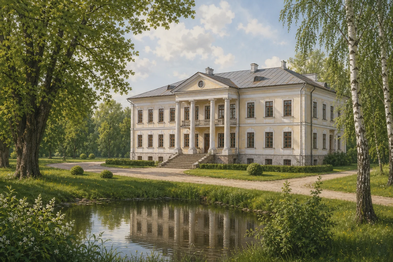 Здание бывшего усадебного дома