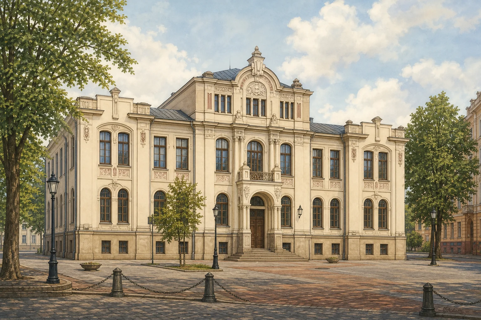 Здание Национального музея истории и культуры Республики Беларусь