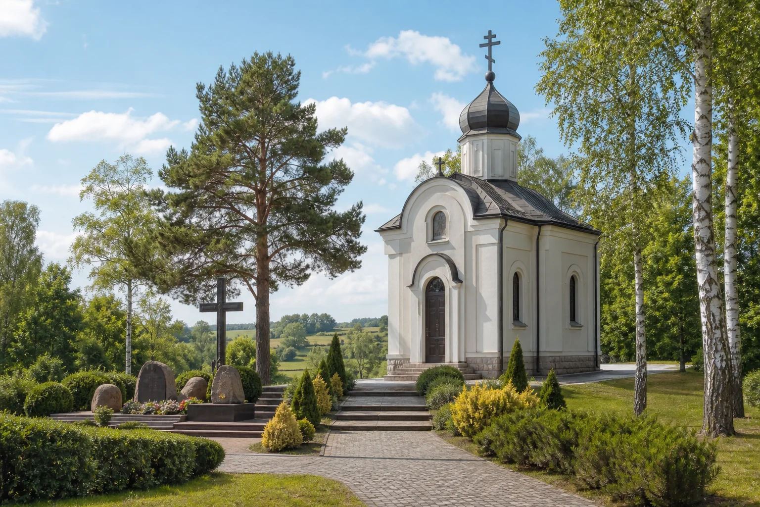 Буйничи, мемориал: часовня