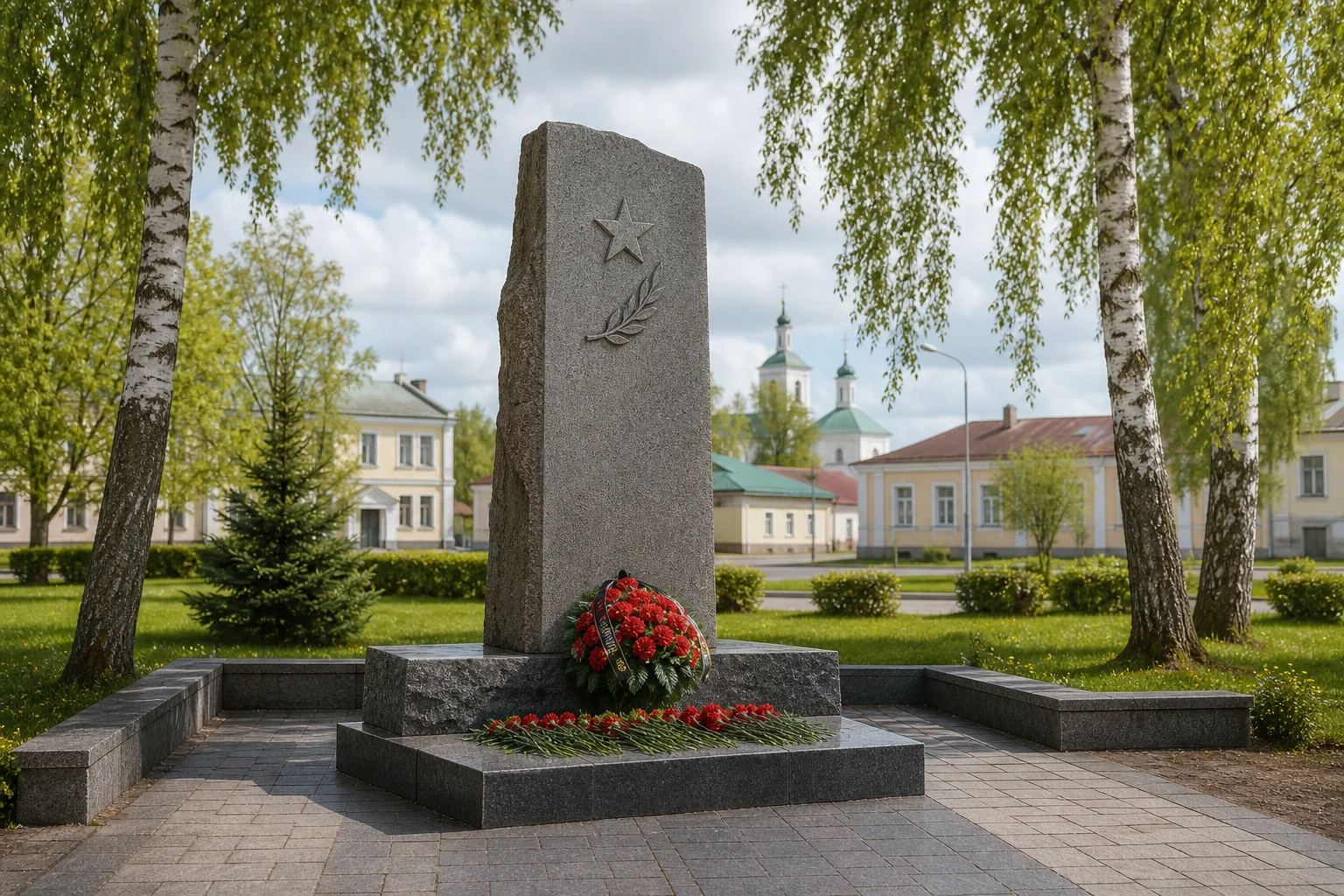 Быхов. Памятник Марату Козлову