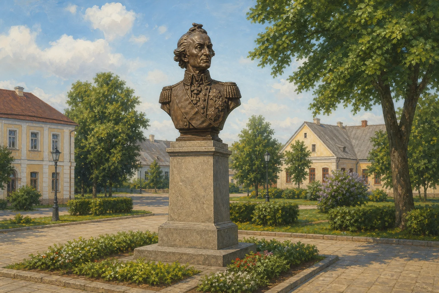 Бюст А.В. Суворова г.Кобрин