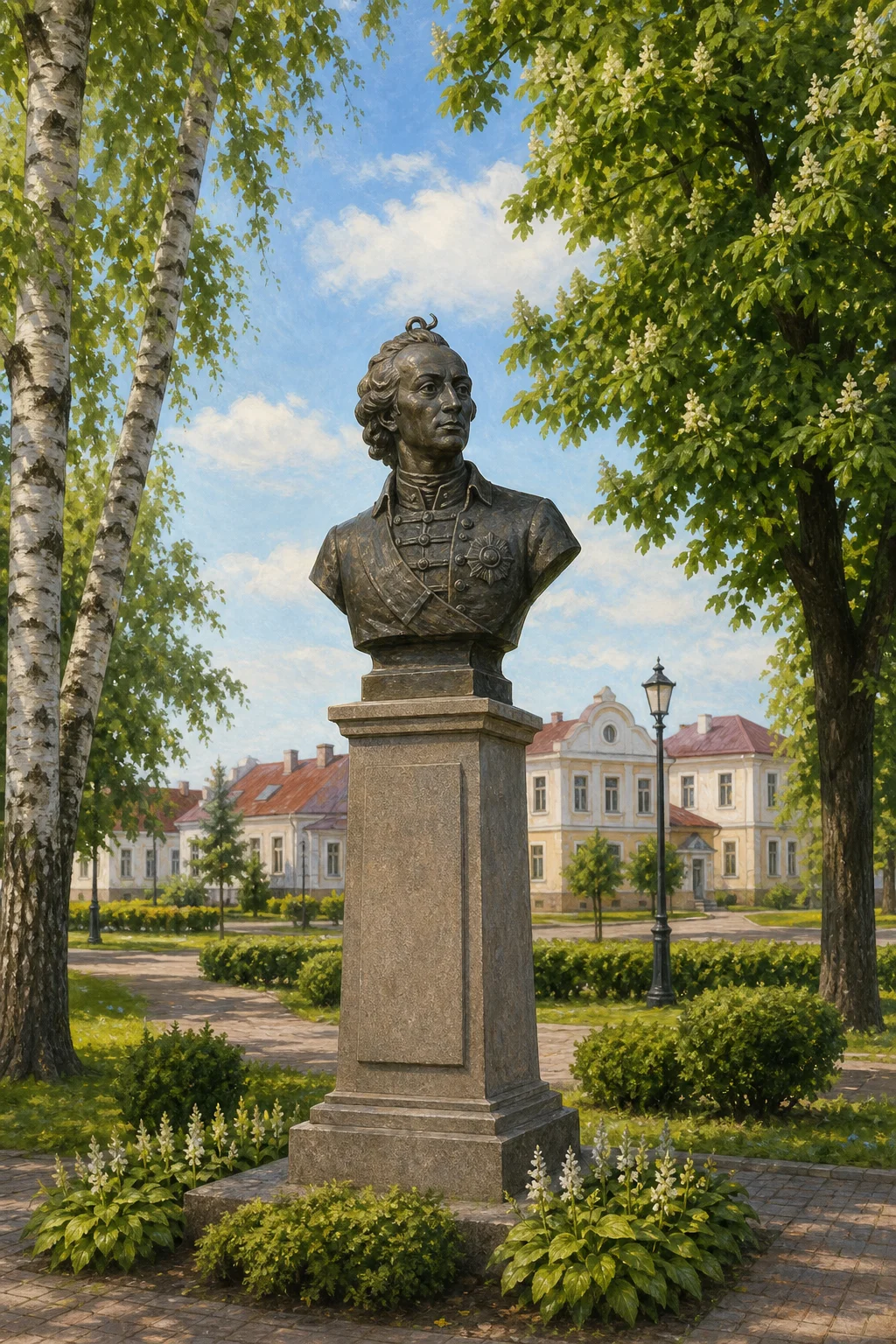 Бюст Суворова в Кобрине