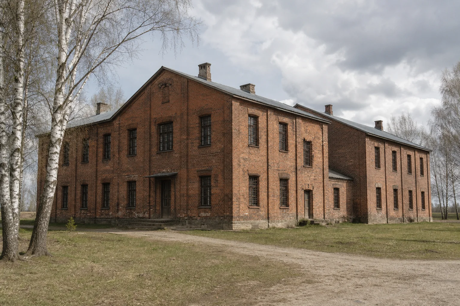 Бывшее здание концлагеря в Березе Картузской