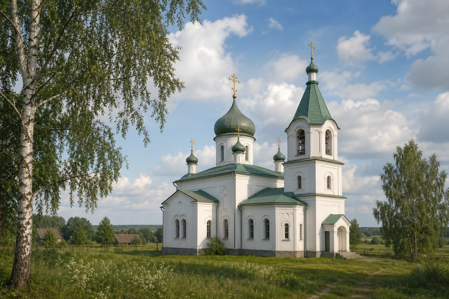 Церковь Благовещения Пресвятой Богородицы в деревне Большие Мотыкалы