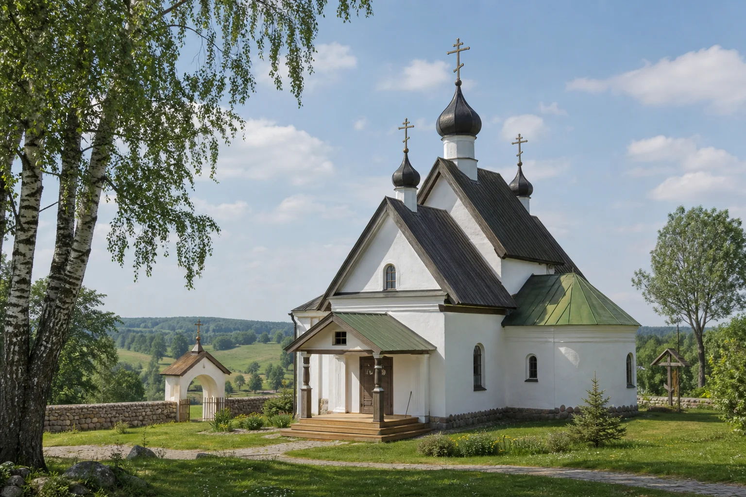 Церковь Крестовоздвиженская в Цветино