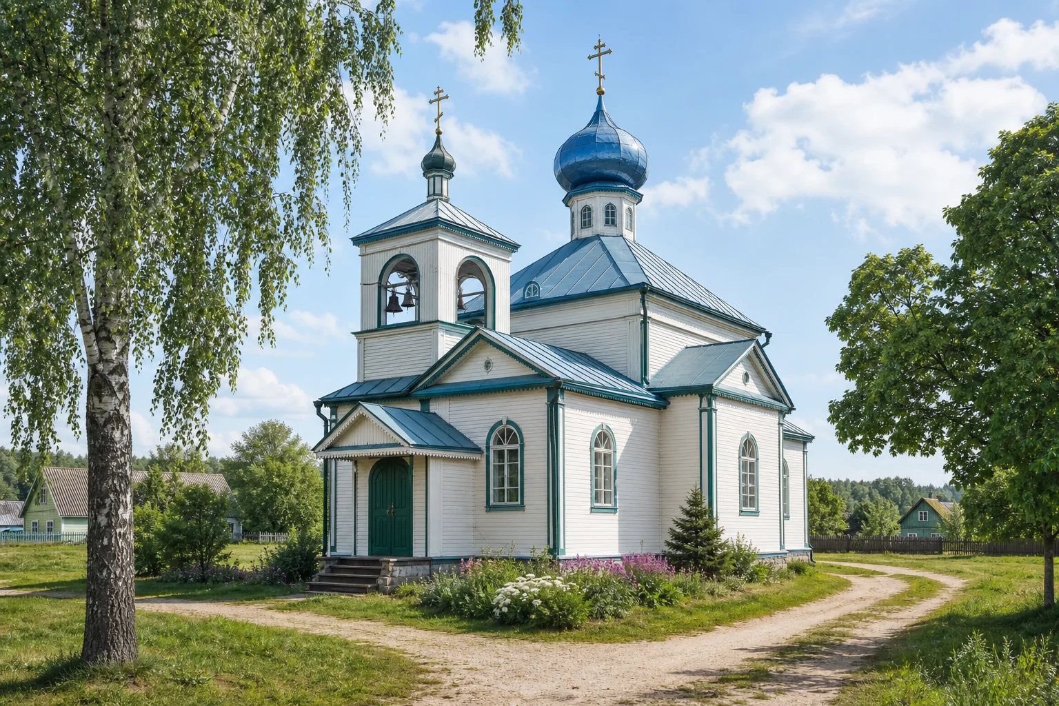 Церковь Покровская в деревне Пинковичи