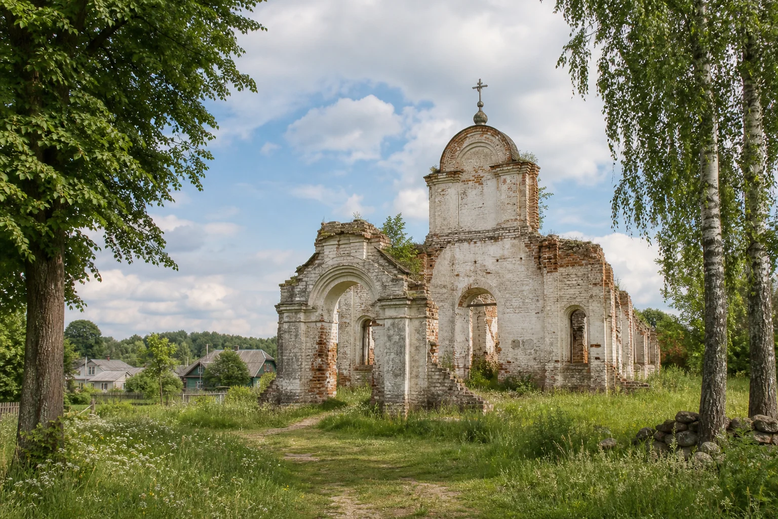 Церковь (руины) | Вишов