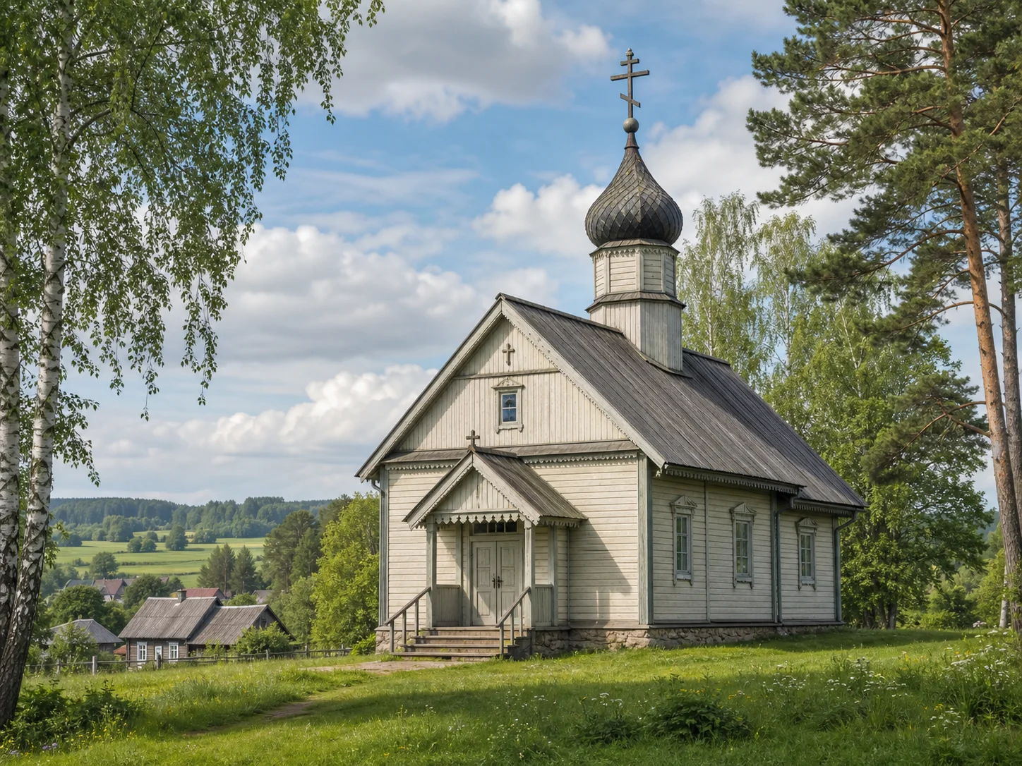 Церковь старообрядческая Успенская в Германовичах