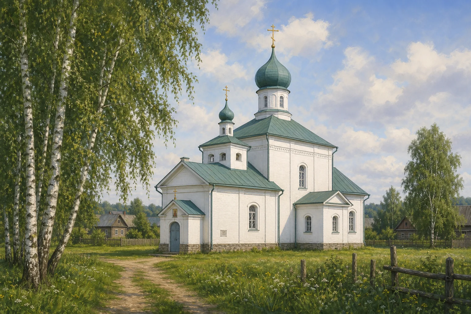 Церковь св. Николая в Узменах