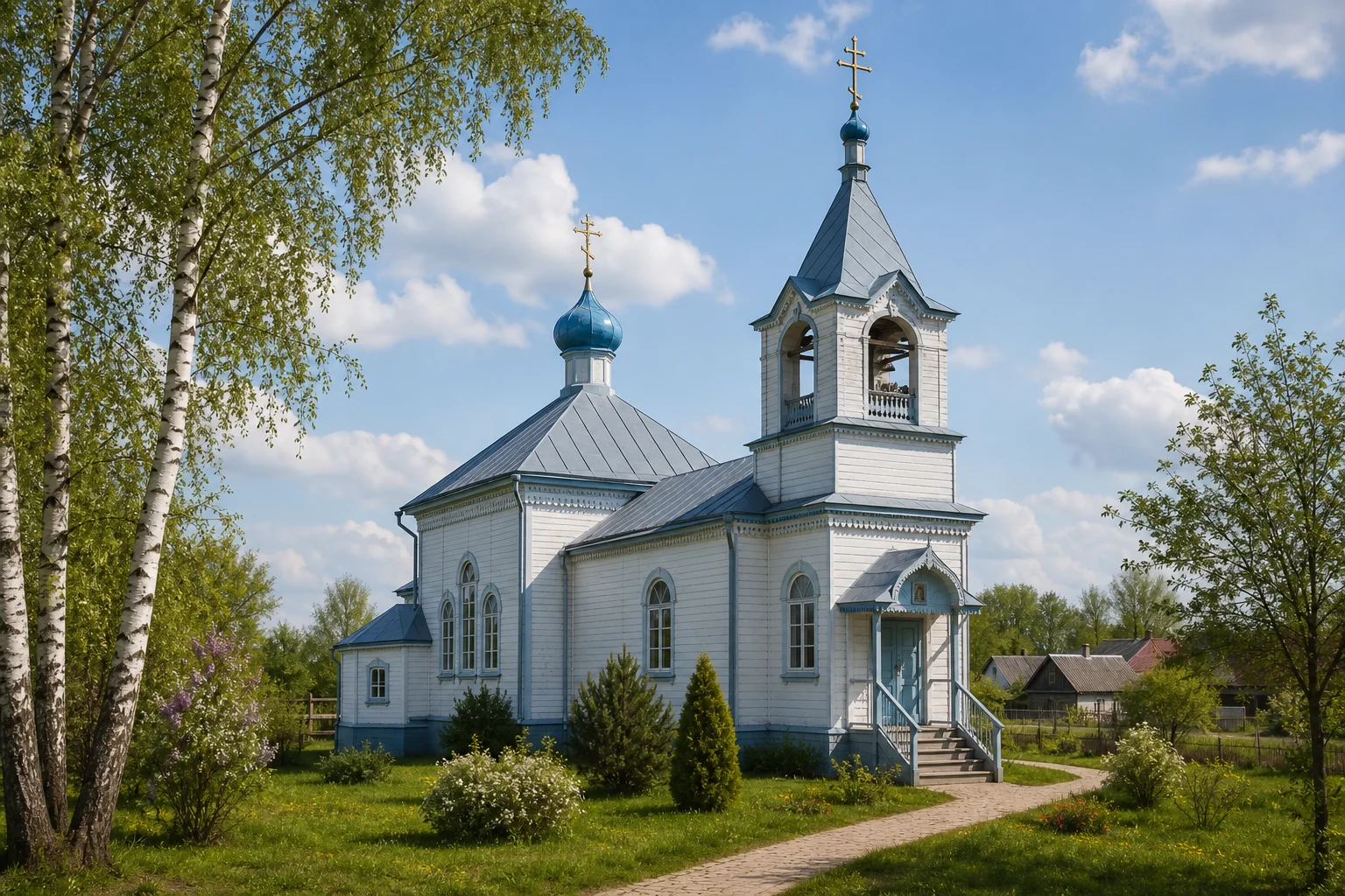 Церковь Святых Козьмы и Демьяна в деревне Вишнево
