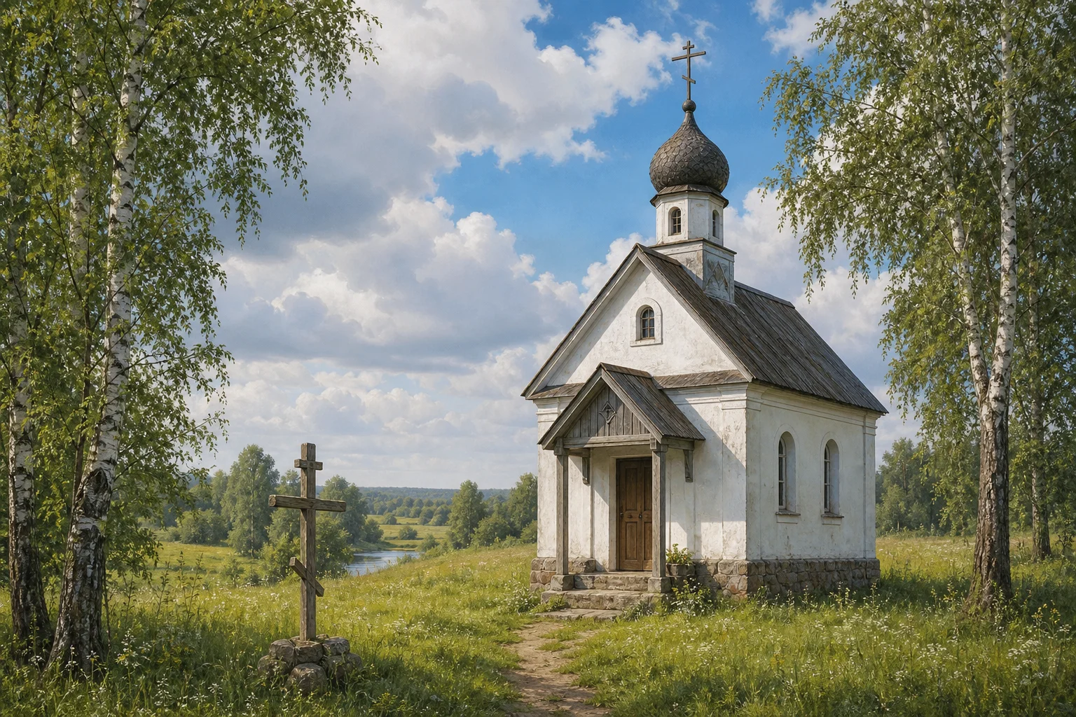 Часовня Успенская в Федорах