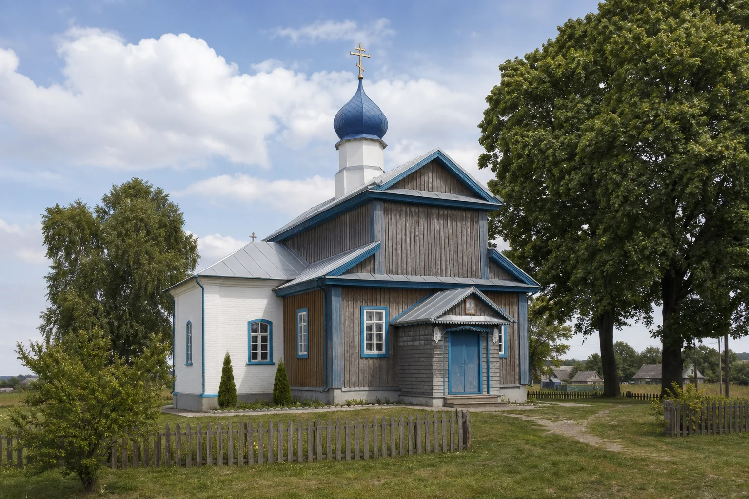 Чемери 1-е, церковь Покровская (дерев.)