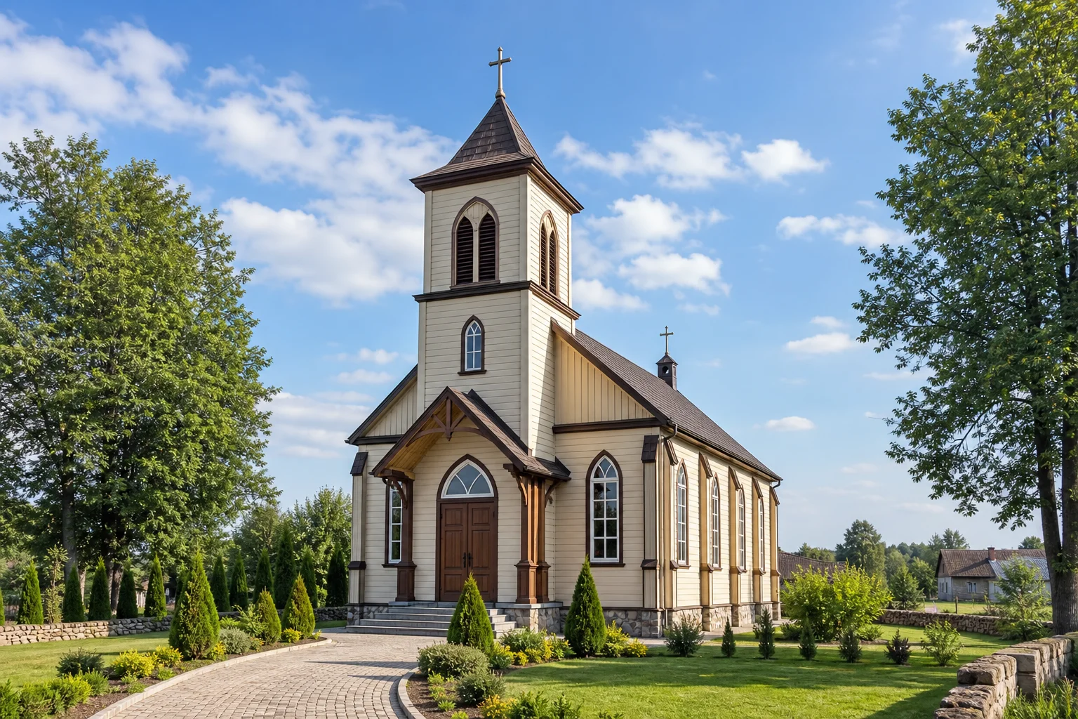 Данюшево, костел Троицкий (дерев.)