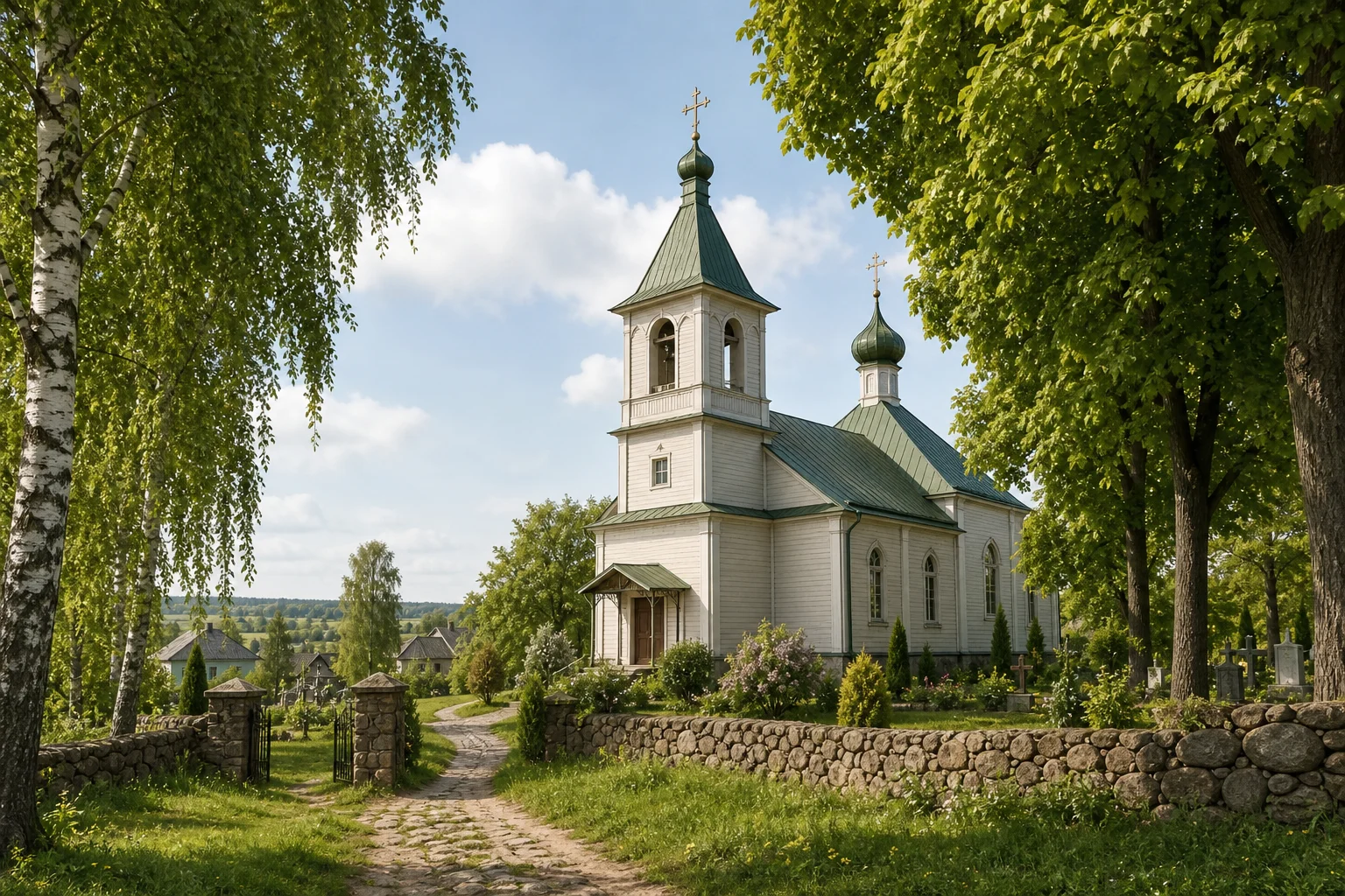 Деревная. Церковь Святой Троицы