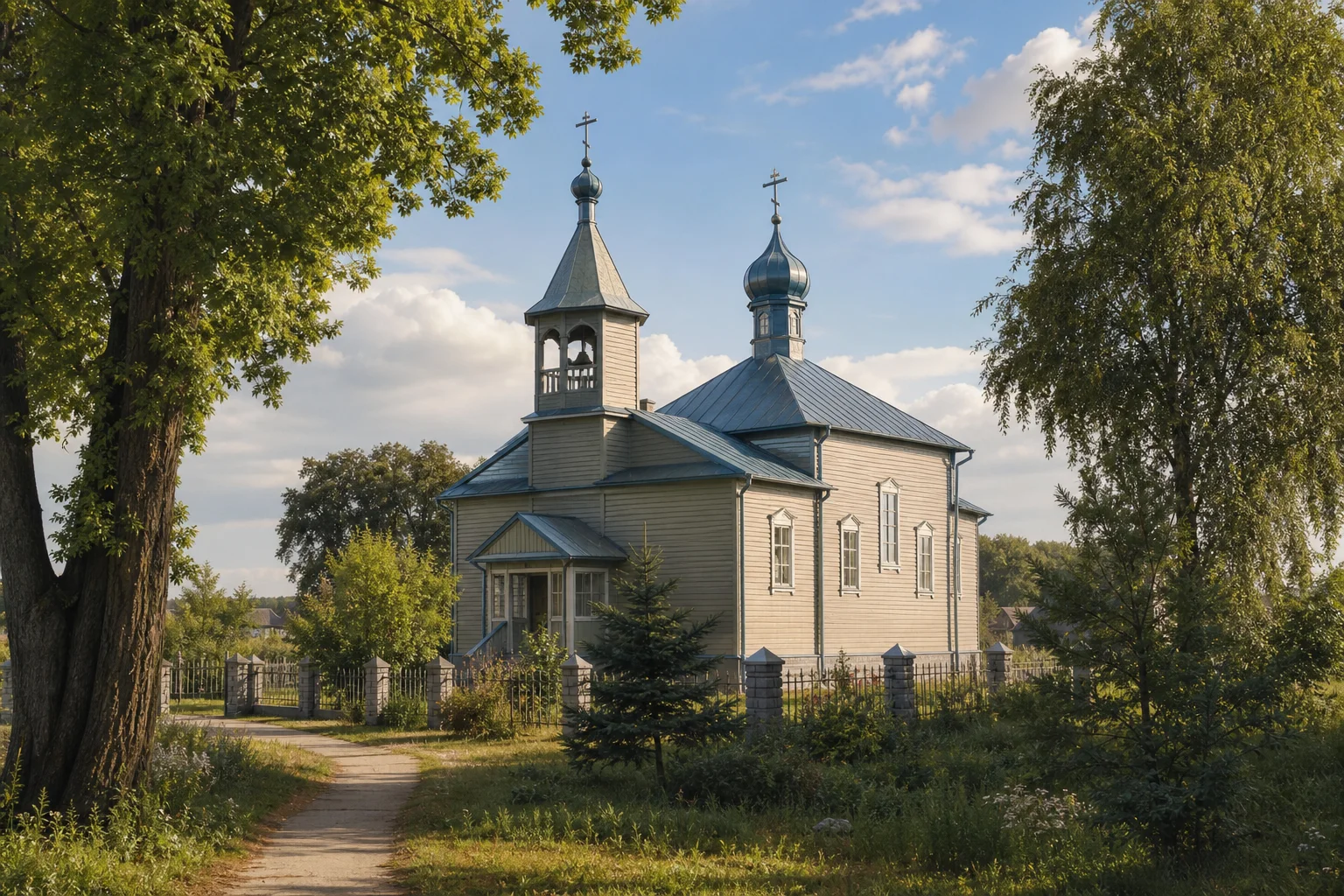 Детковичи, церковь Покровская (дерев.)