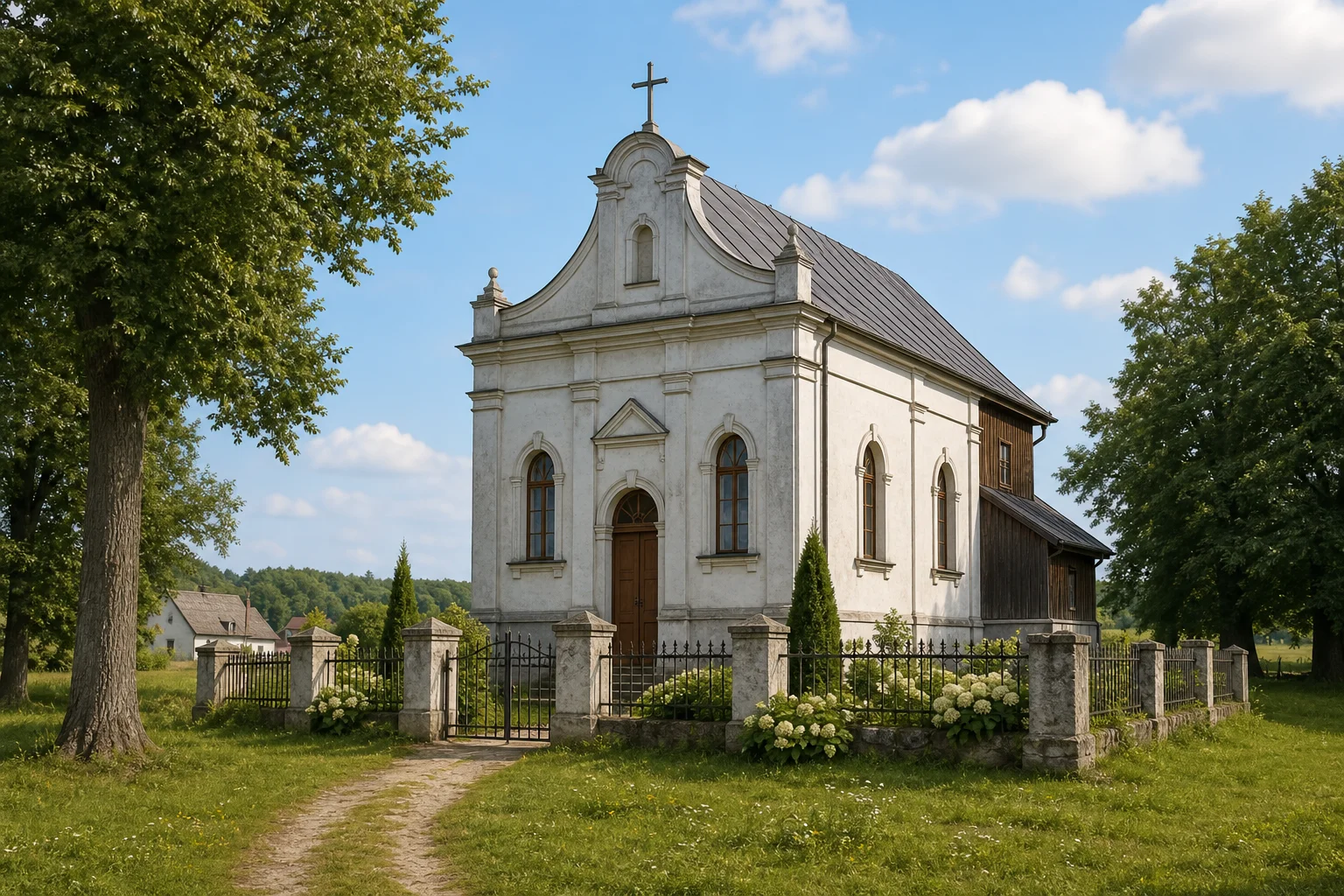 Деверги, часовня католич. св. Елены (дерев.)