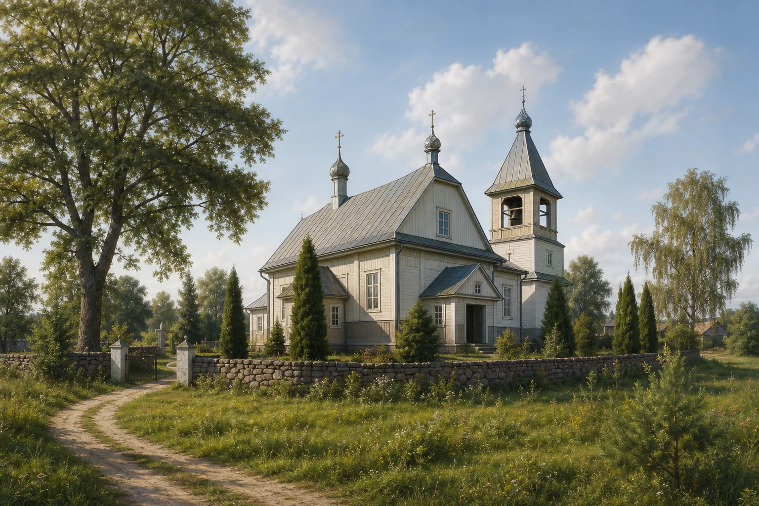 Дикушки, церковь Спасо-Преображенская