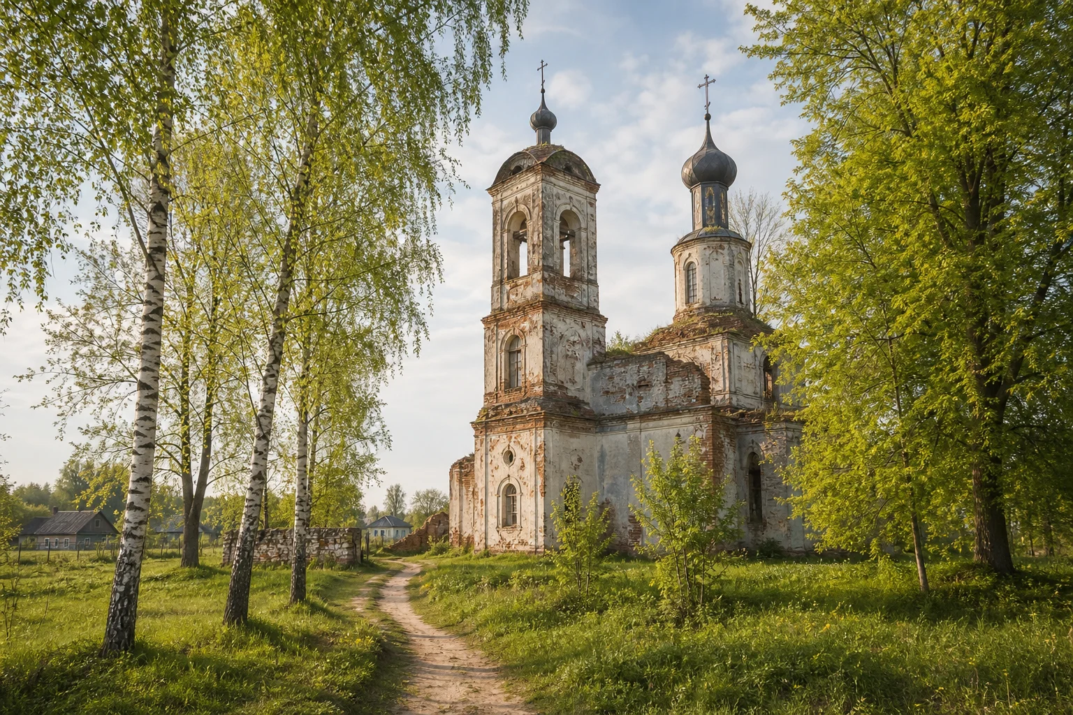 Друя, церковь Благовещенская (руины)