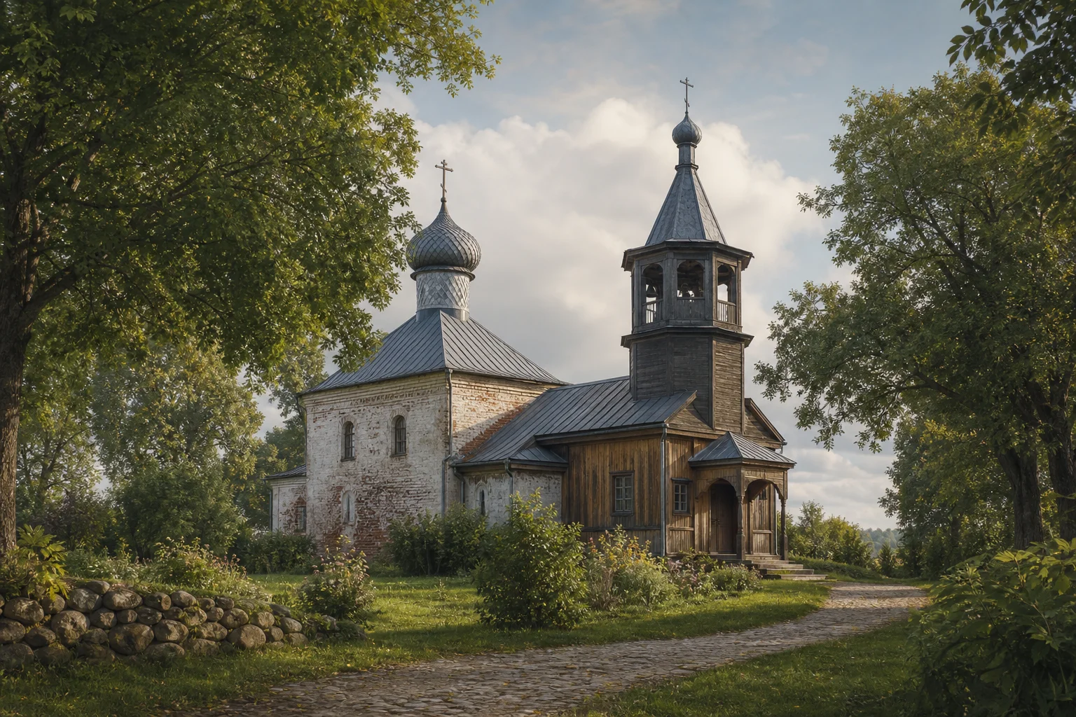 Друя, церковь св. Петра и Павла /сохр. частично/