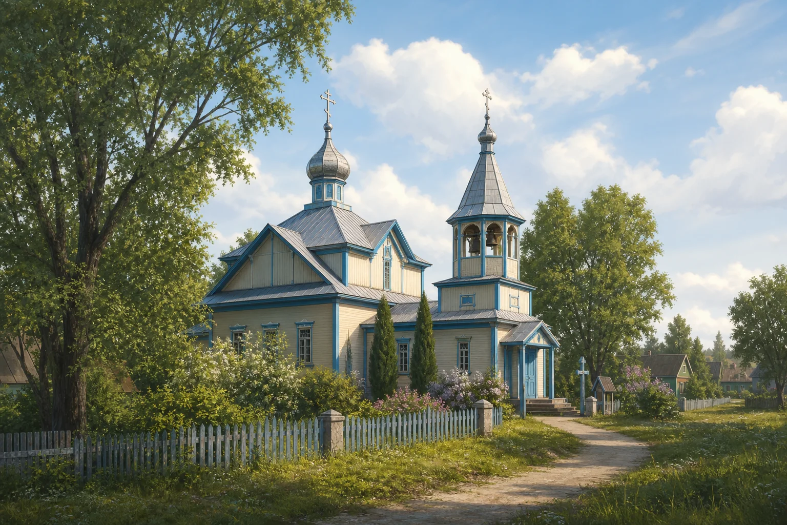 Двиноса, церковь Покровская (дерев.)